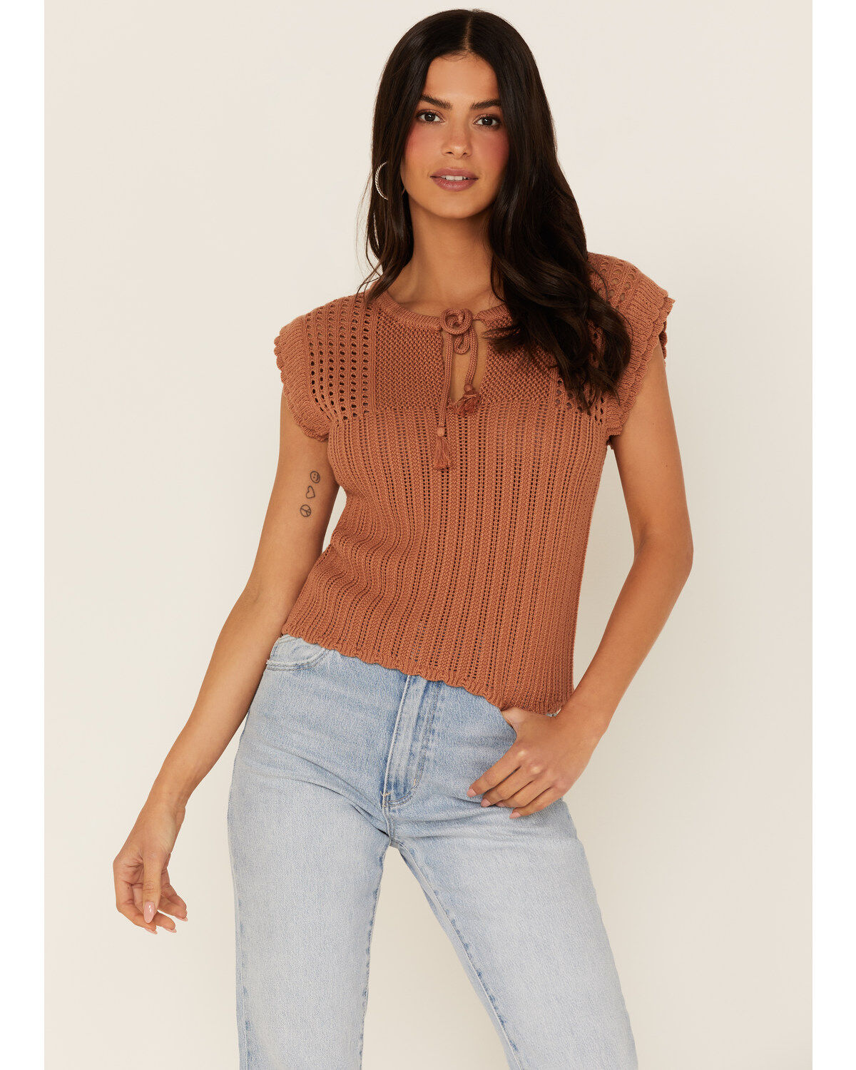 Heartloom Women's Griffin Knit Sweater Top