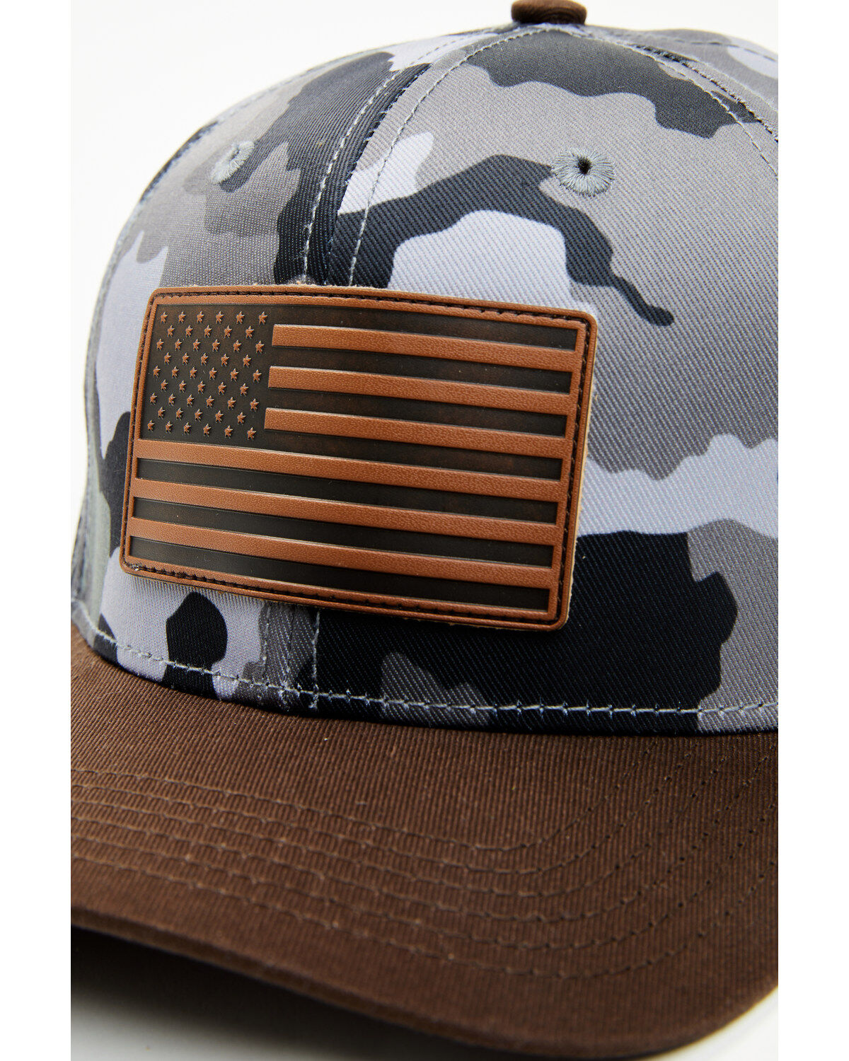 Cody James Boys' Hayes Camo Flag Patch Ball Cap