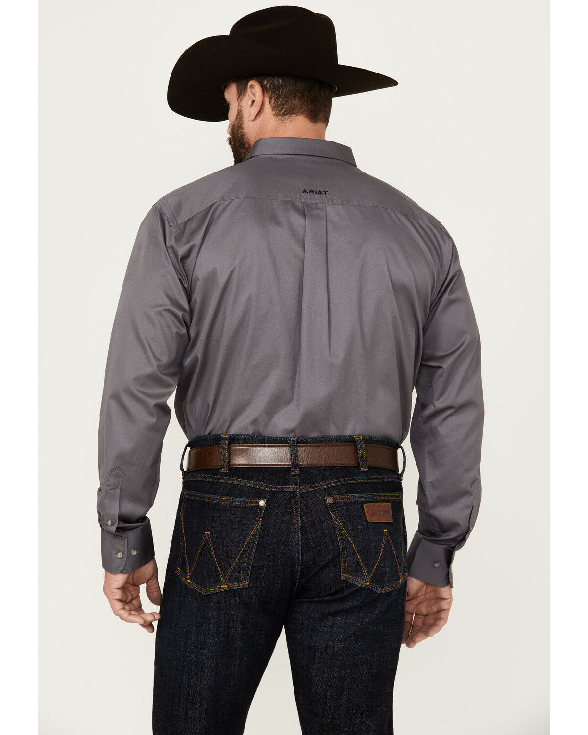 Ariat Men's Team Logo Twill Long Sleeve Button-Down Western Shirt