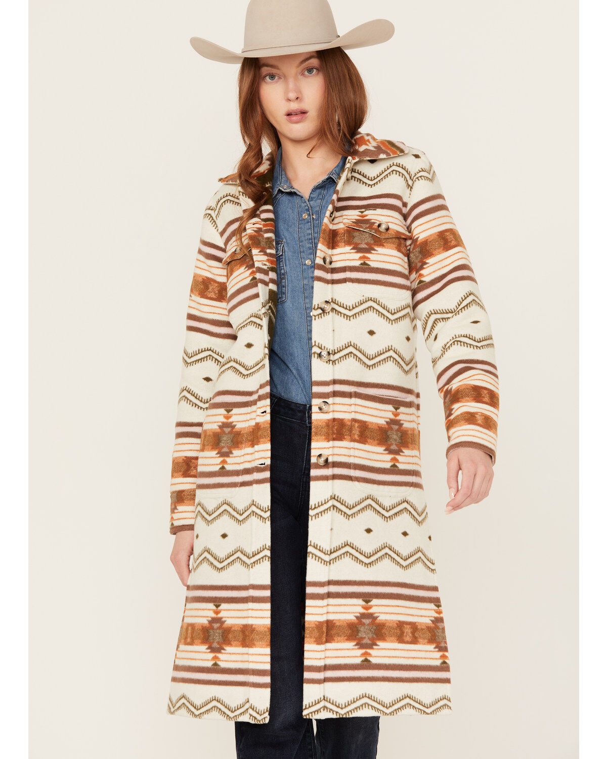 Shyanne Women's Long Southwestern Jacket