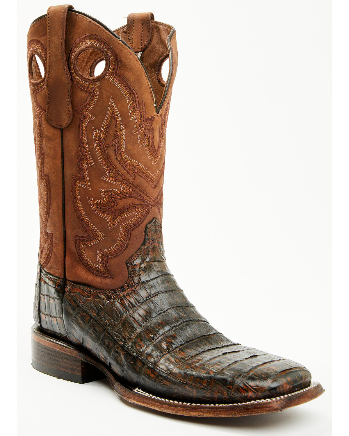 Corral Men's Exotic Caiman Western Boots - Broad Square Toe
