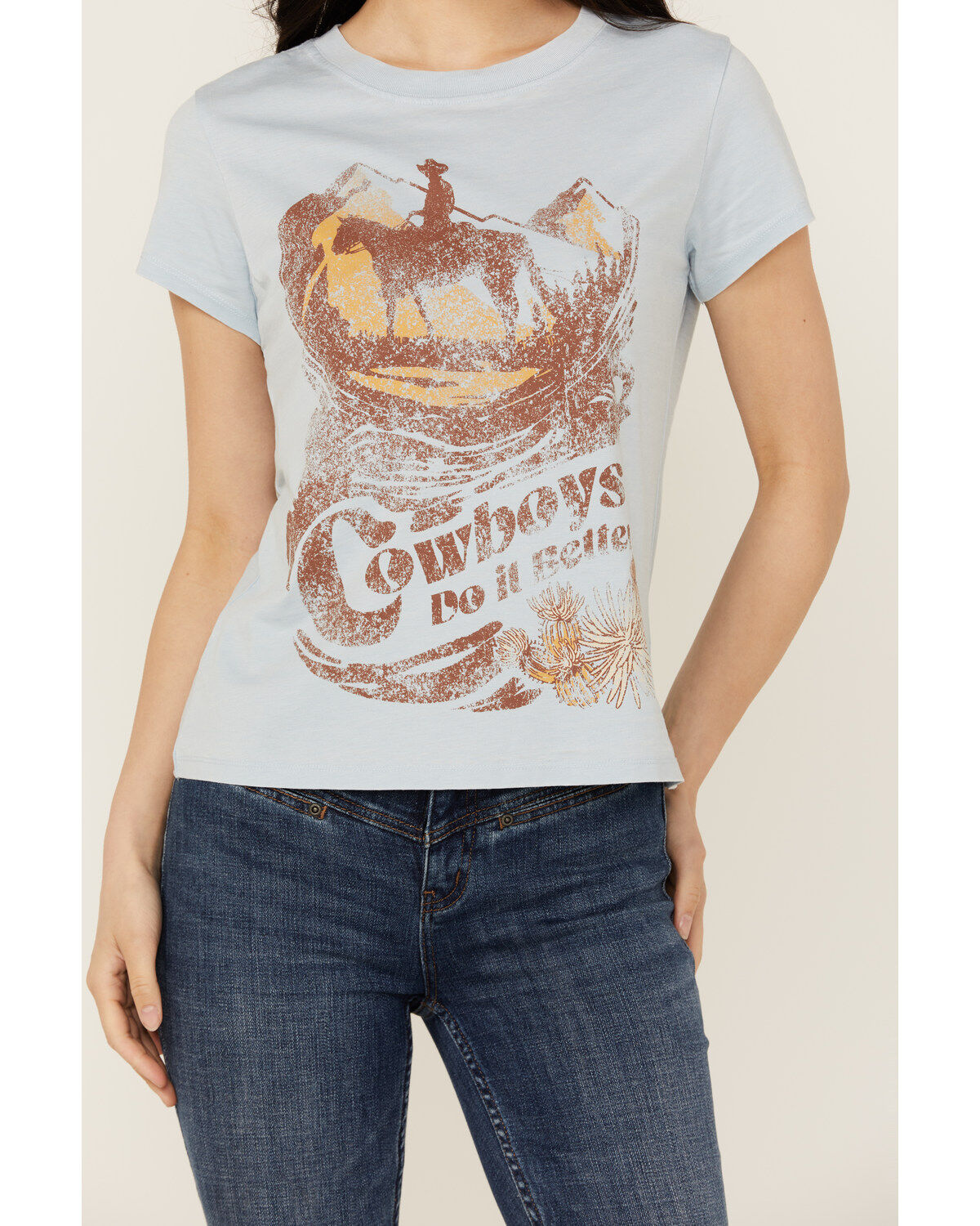 Idyllwind Women's Cowboys Do It Better Relaxed Fit Short Sleeve Graphic Tee