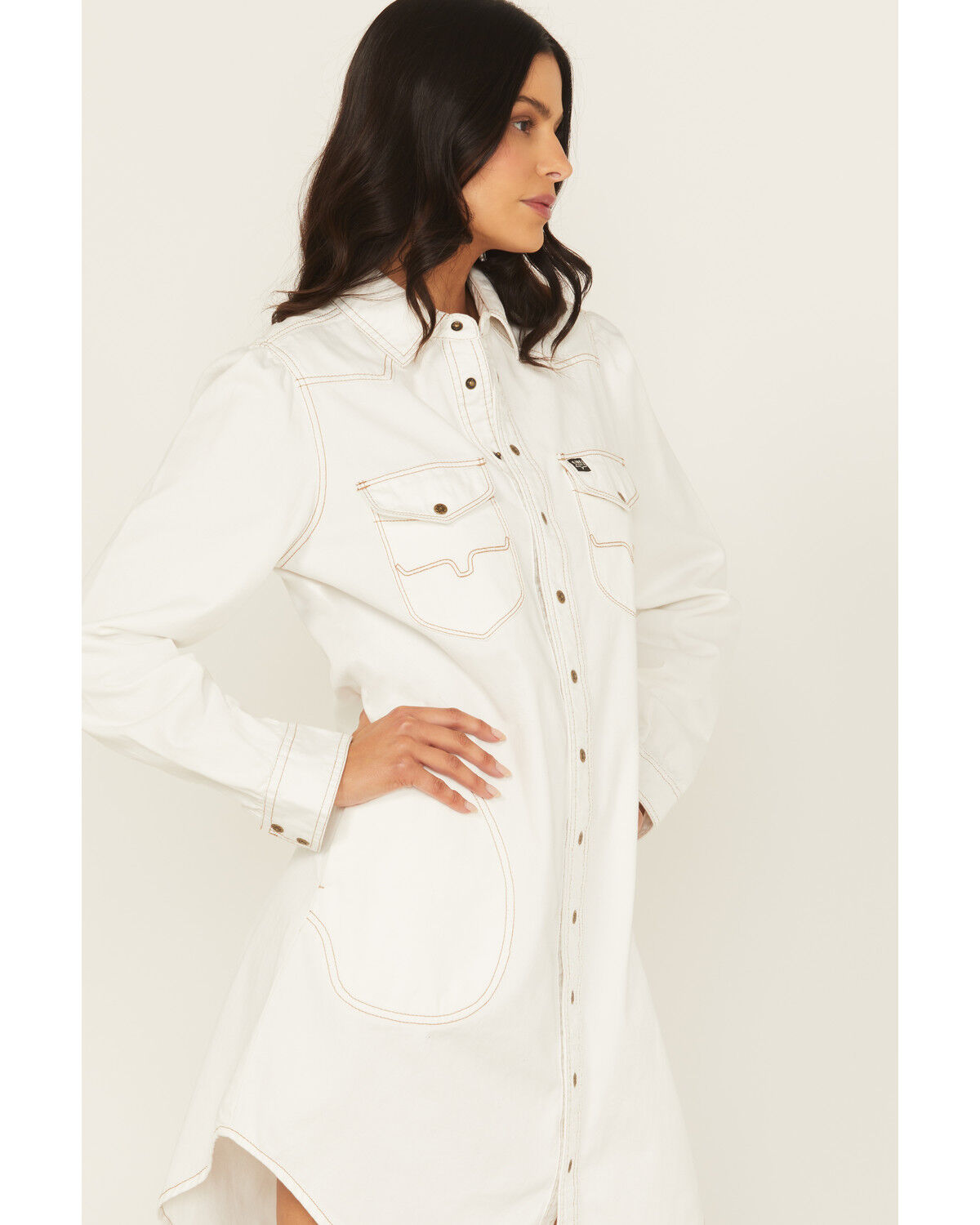 Kimes Ranch Women's Rox Long Sleeve Snap Cropped Western Mini Dress