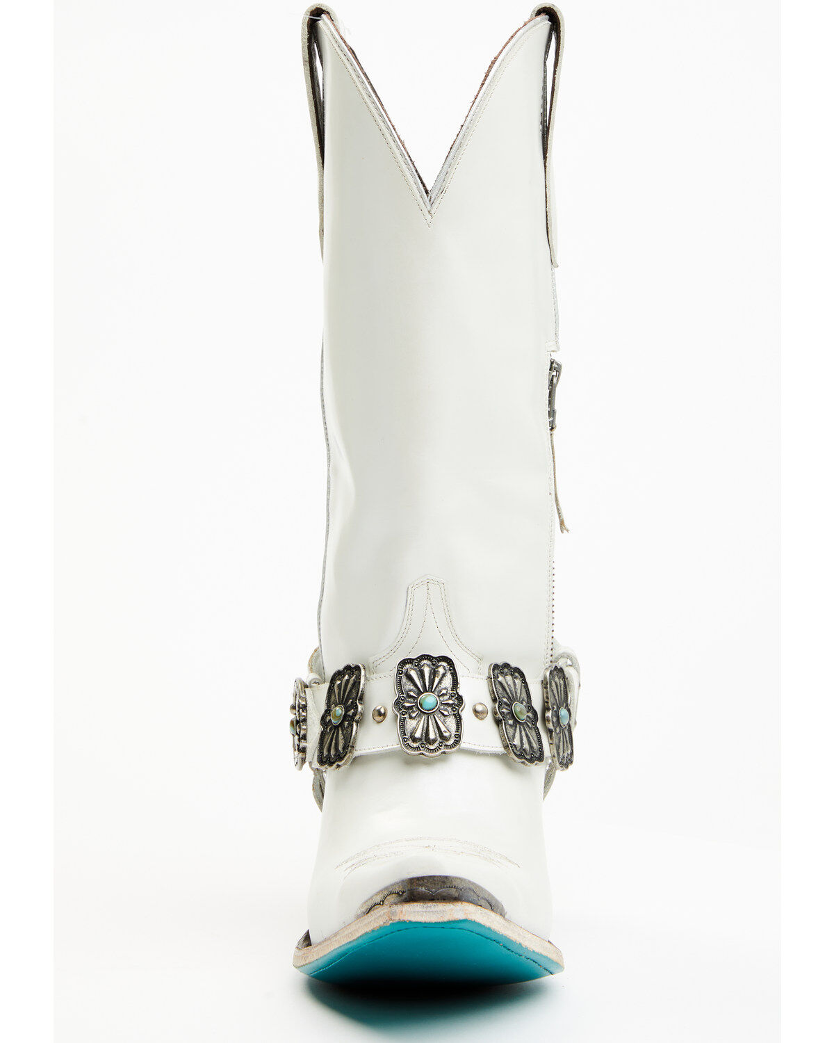 Boot Barn X Lane Women's Exclusive The New Mrs. Satin Pearl Western Bridal Boots - Snip Toe