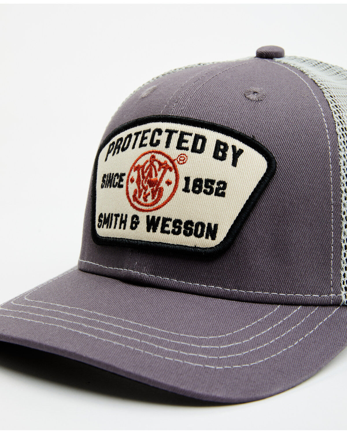 Smith & Wesson Men's Protected By S&W Trucker Cap