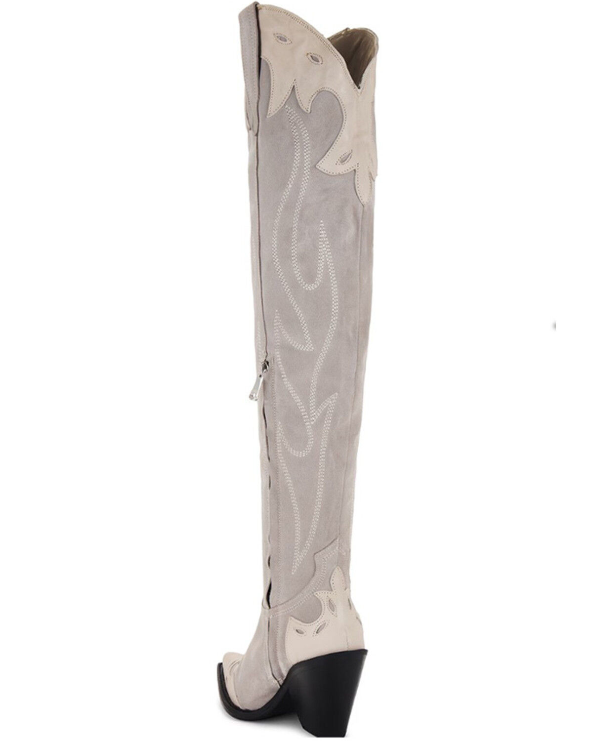 Free People Women's Wild West Suede Tall Western Boots - Snip Toe