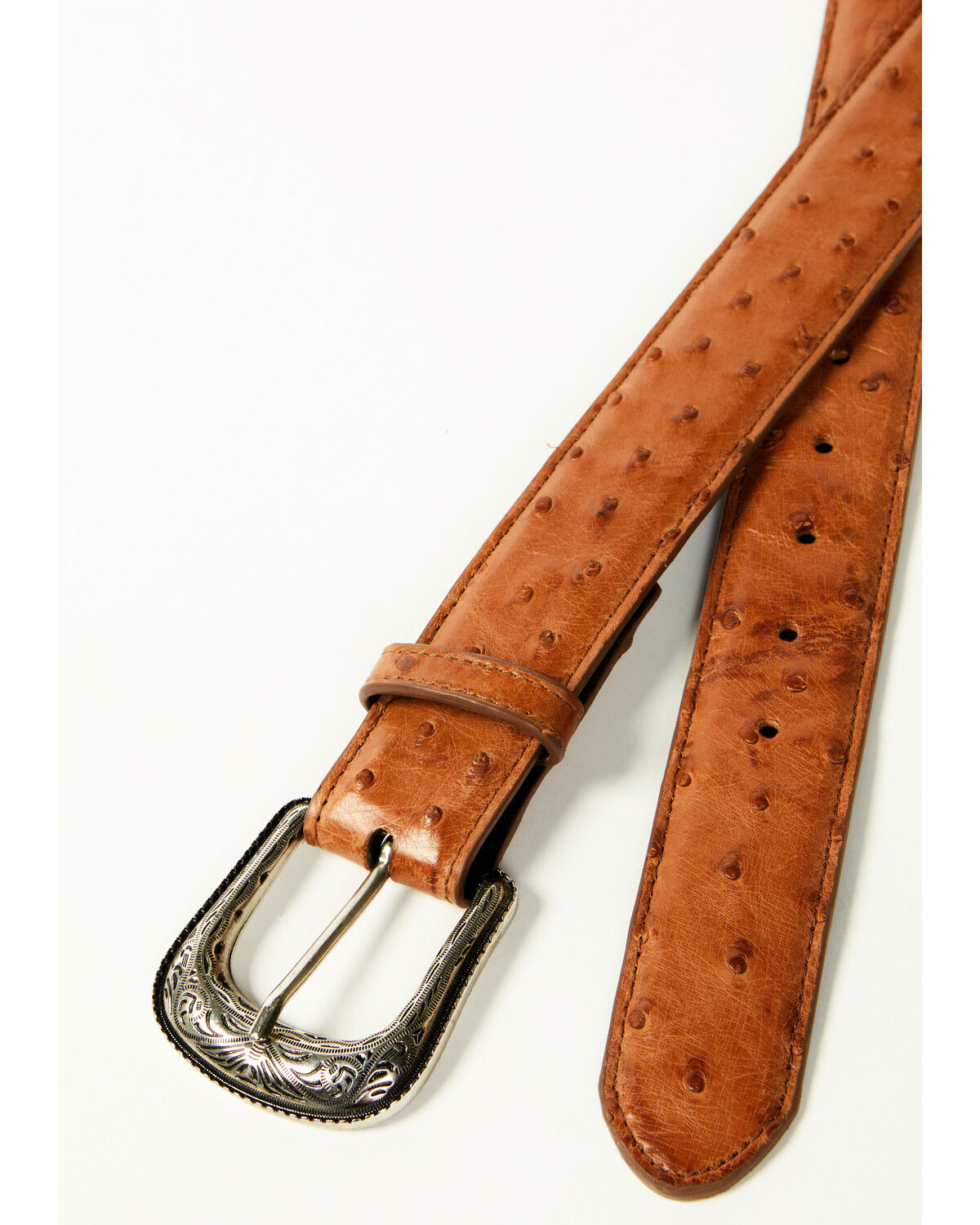 Cody James Men's Carver Exotic Ostrich Leather Belt