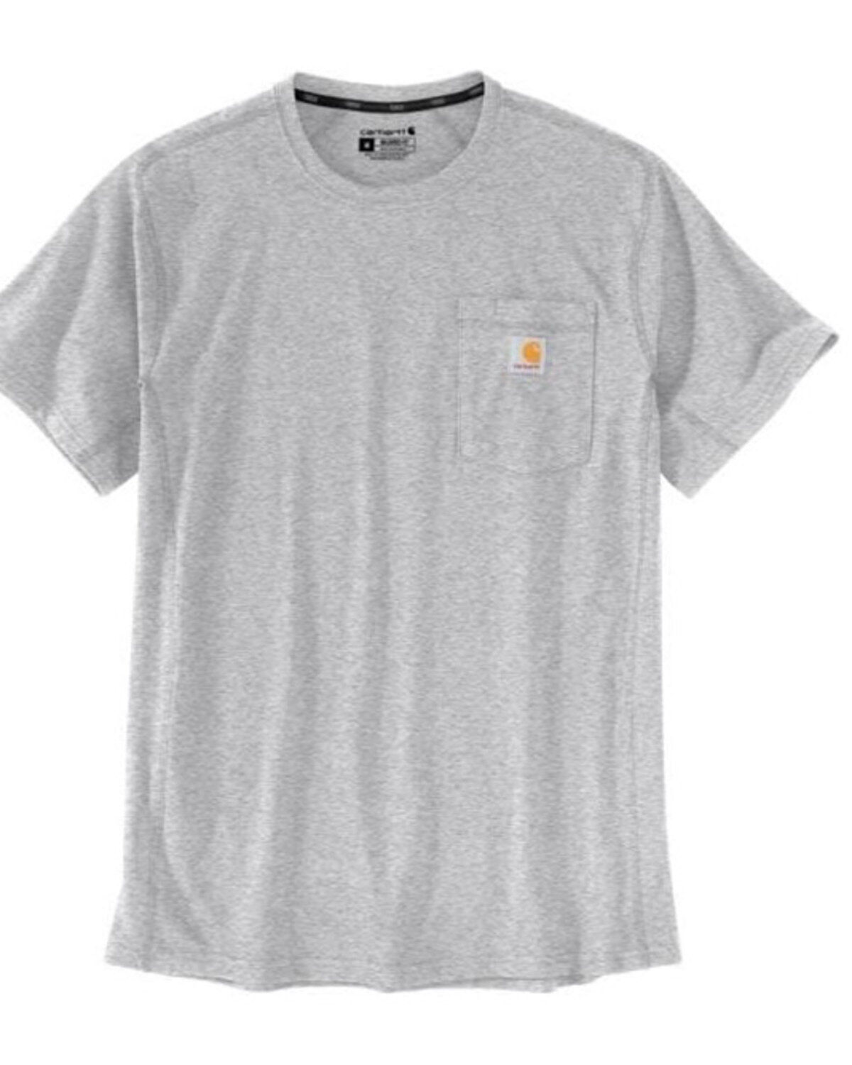 Carhartt Men's Force Relaxed Midweight Logo Pocket Work T-Shirt - Big
