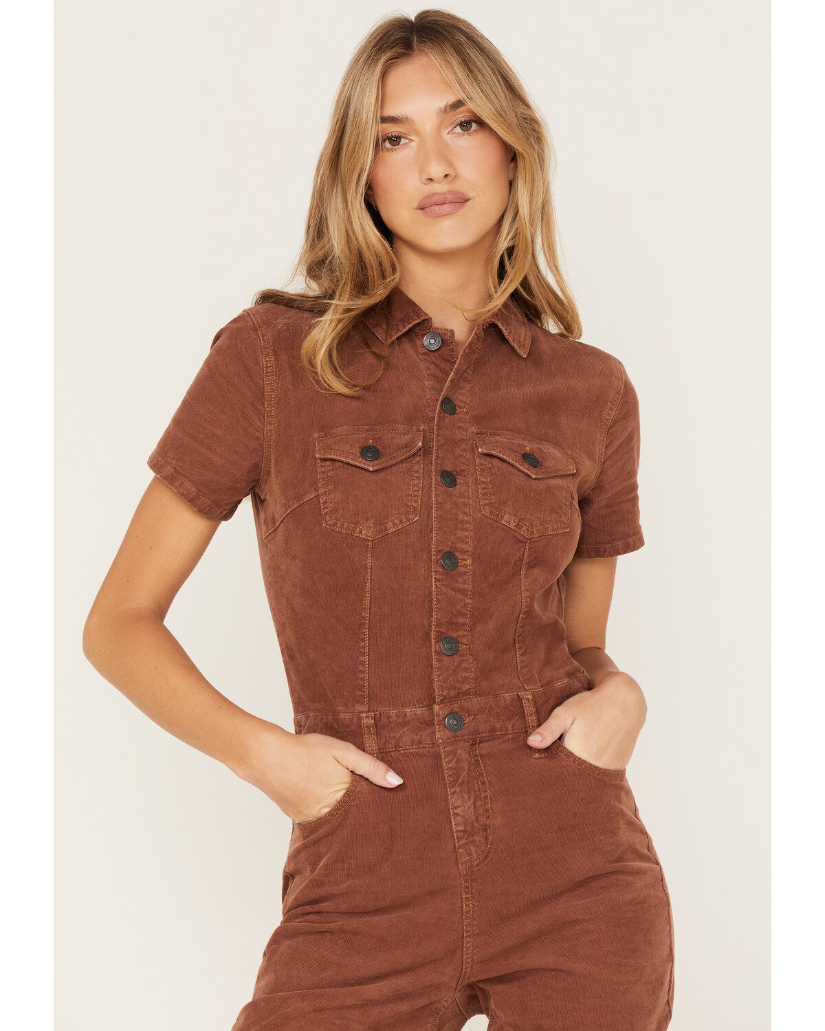 Cleo + Wolf Women's Corduroy Jumpsuit