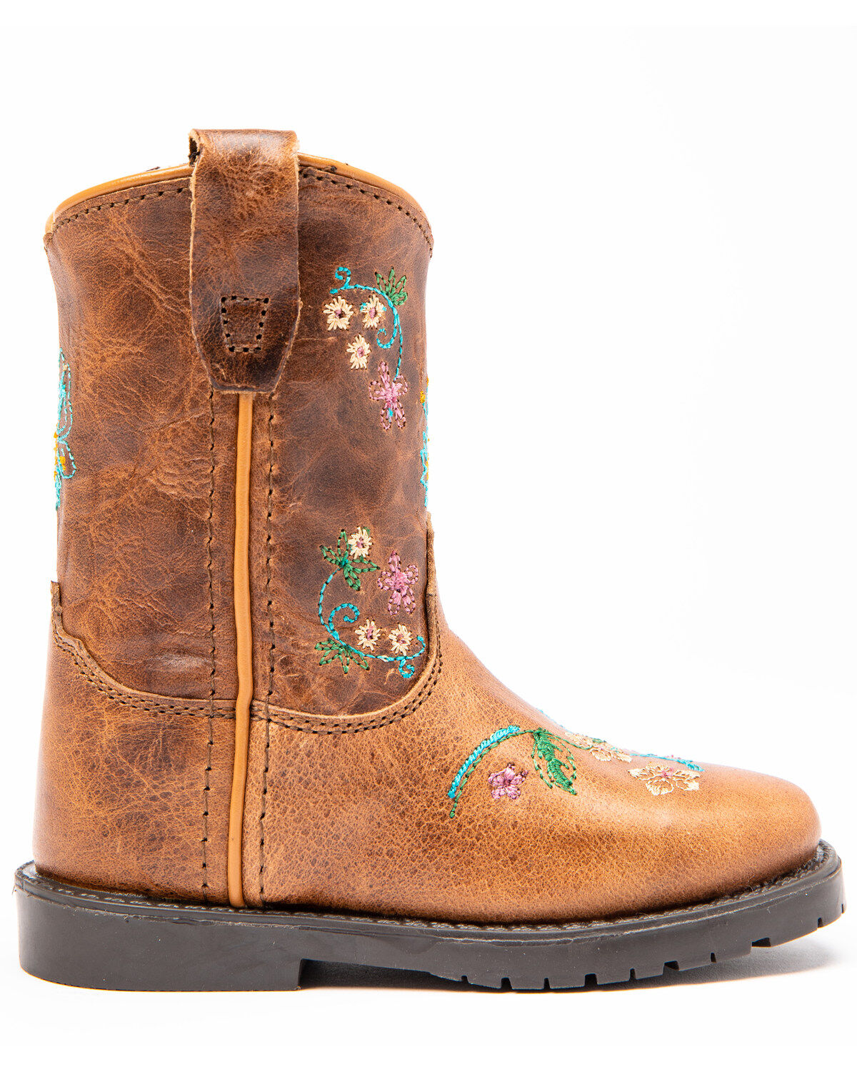 Shyanne Toddler Girls' Floral Western Boots - Square Toe