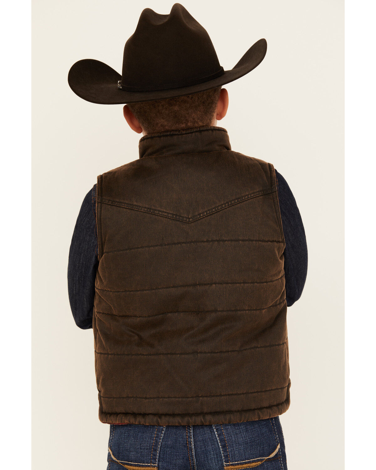 Cody James Boys' Slick Oil Skin Vest