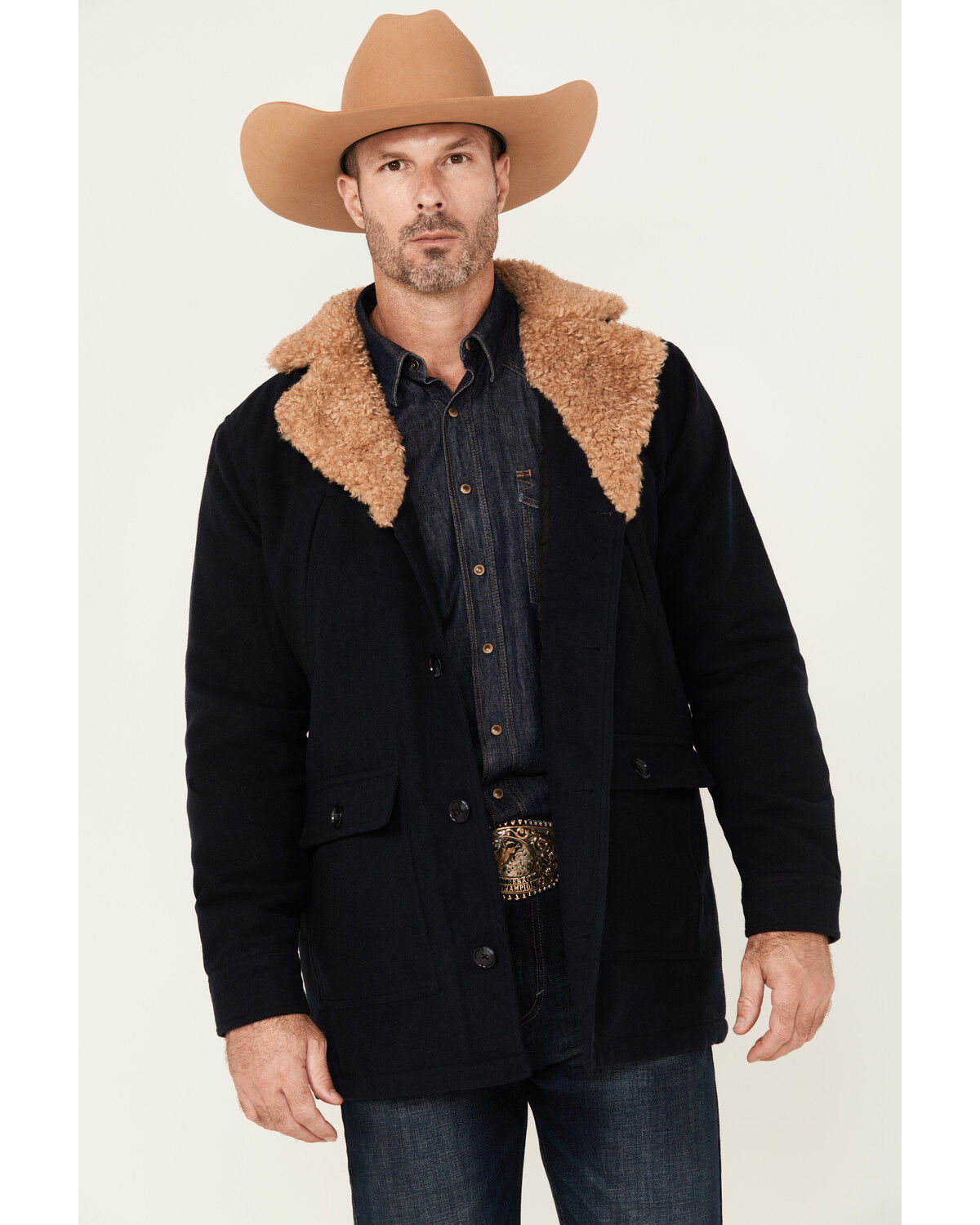 Cody James Men's Legacy II Sherpa Wool Coat