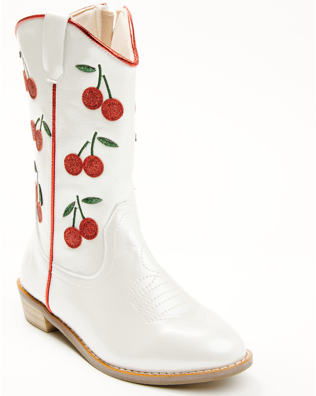 Wild + Rae Girls' Cherry Western Boots - Round Toe