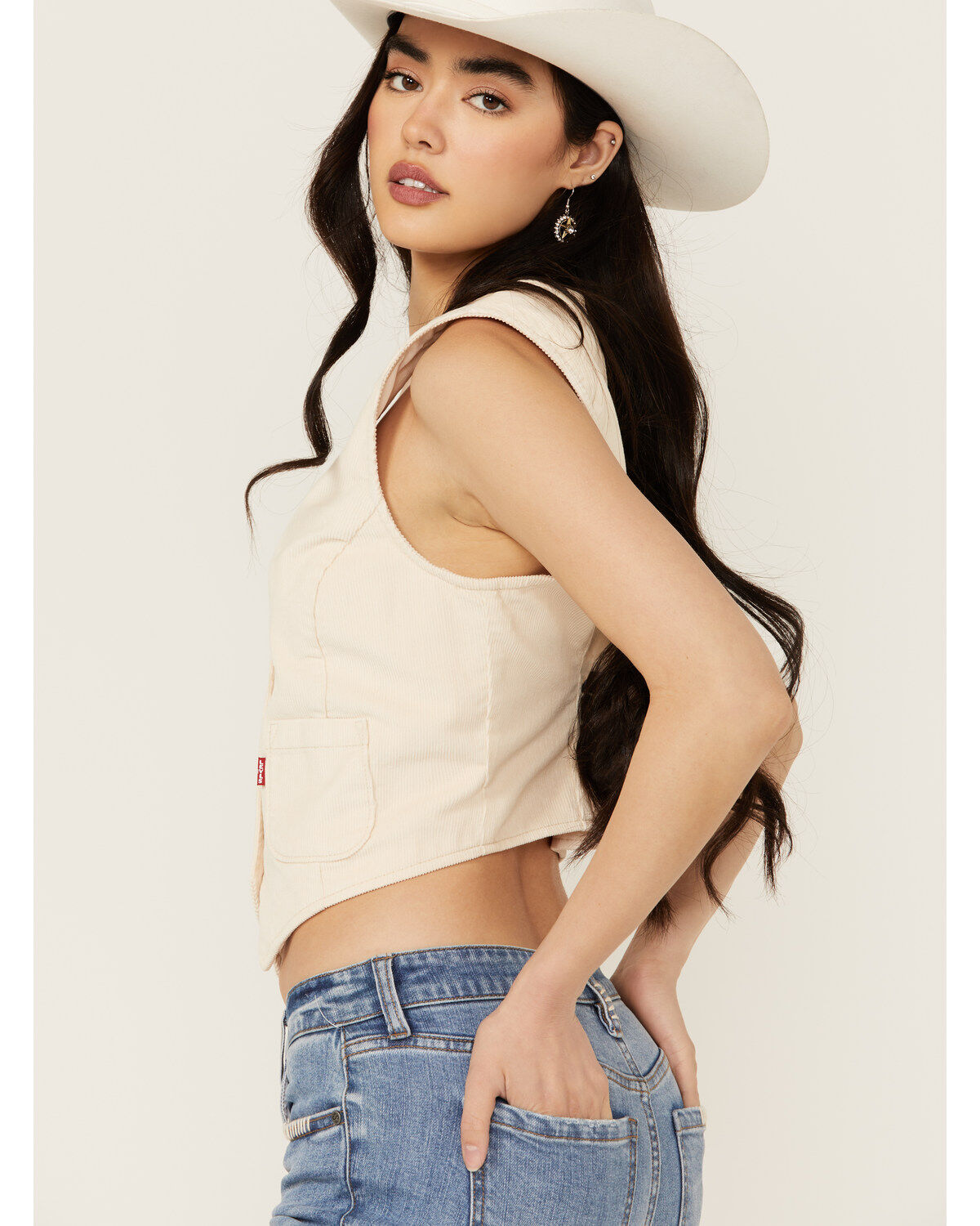 Levi's Women's Corduroy Tailored Vest