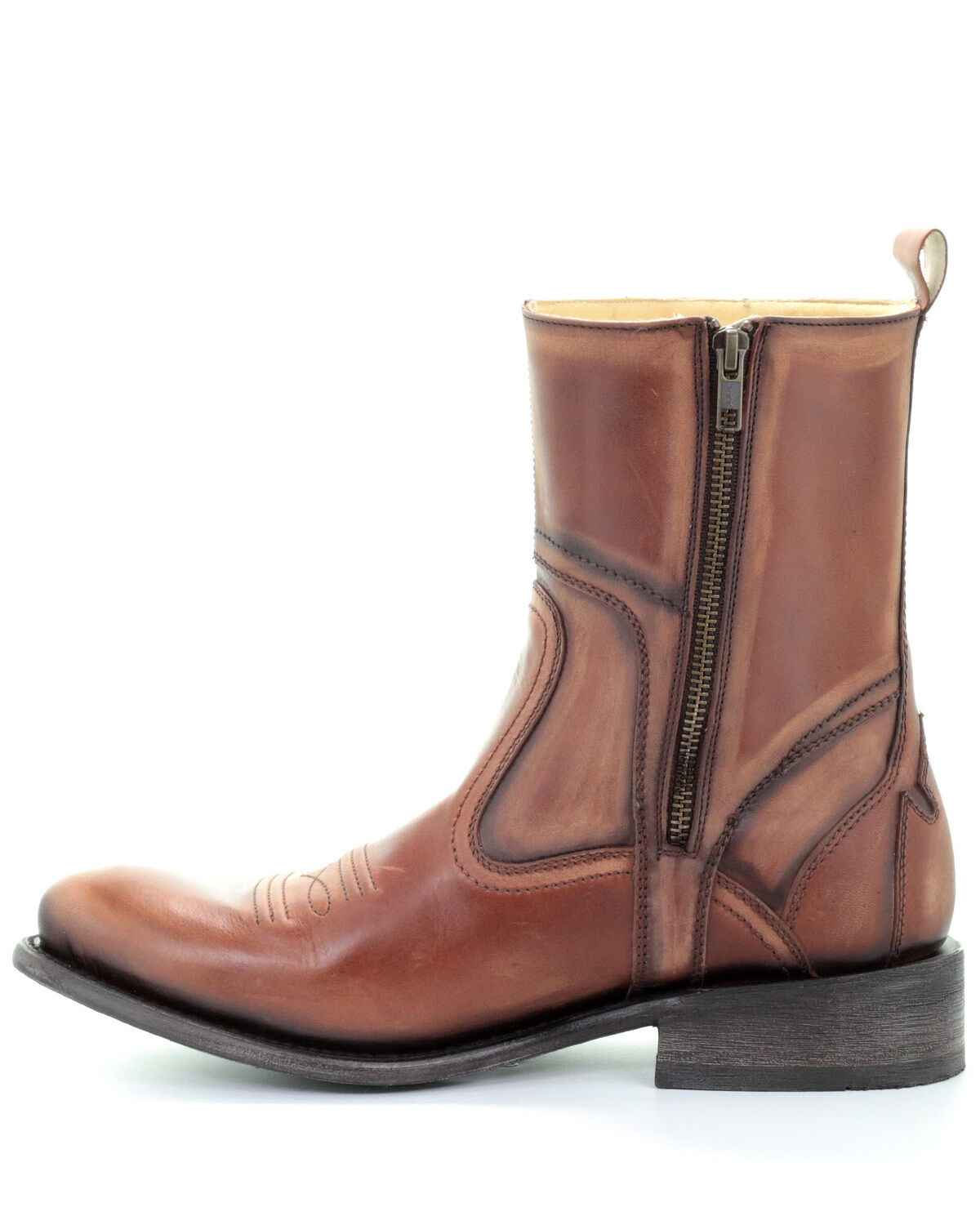 Corral Men's Cognac Strap Western Boots - Square Toe