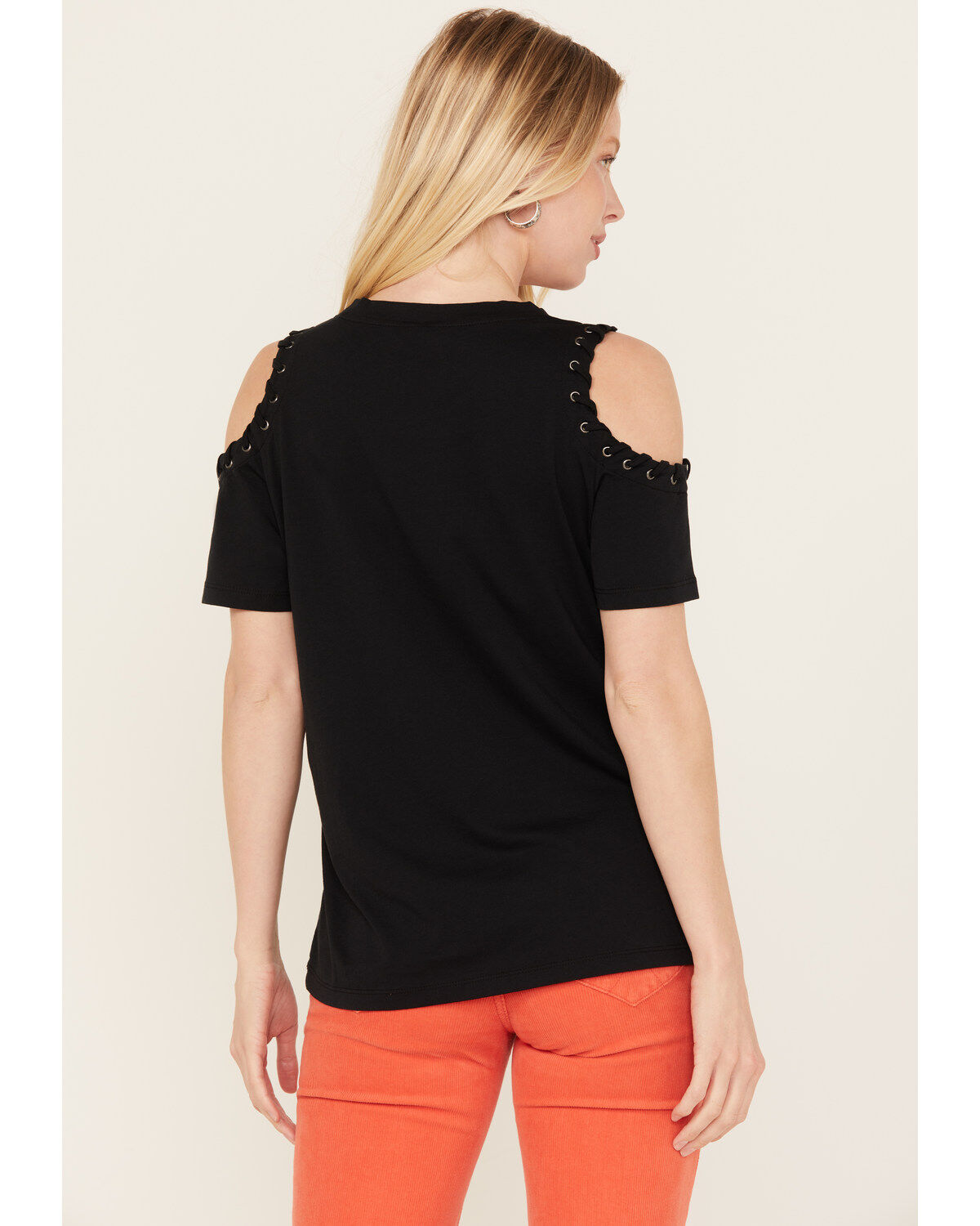 Blended Women's Cold Shoulder Nashville Music City Graphic Tee