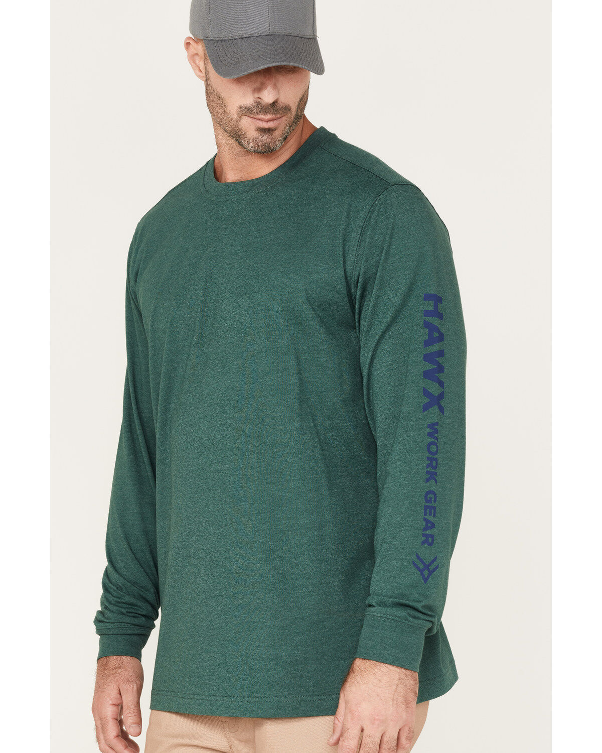 Hawx Men's Quality Goods Logo Graphic Work T-Shirt