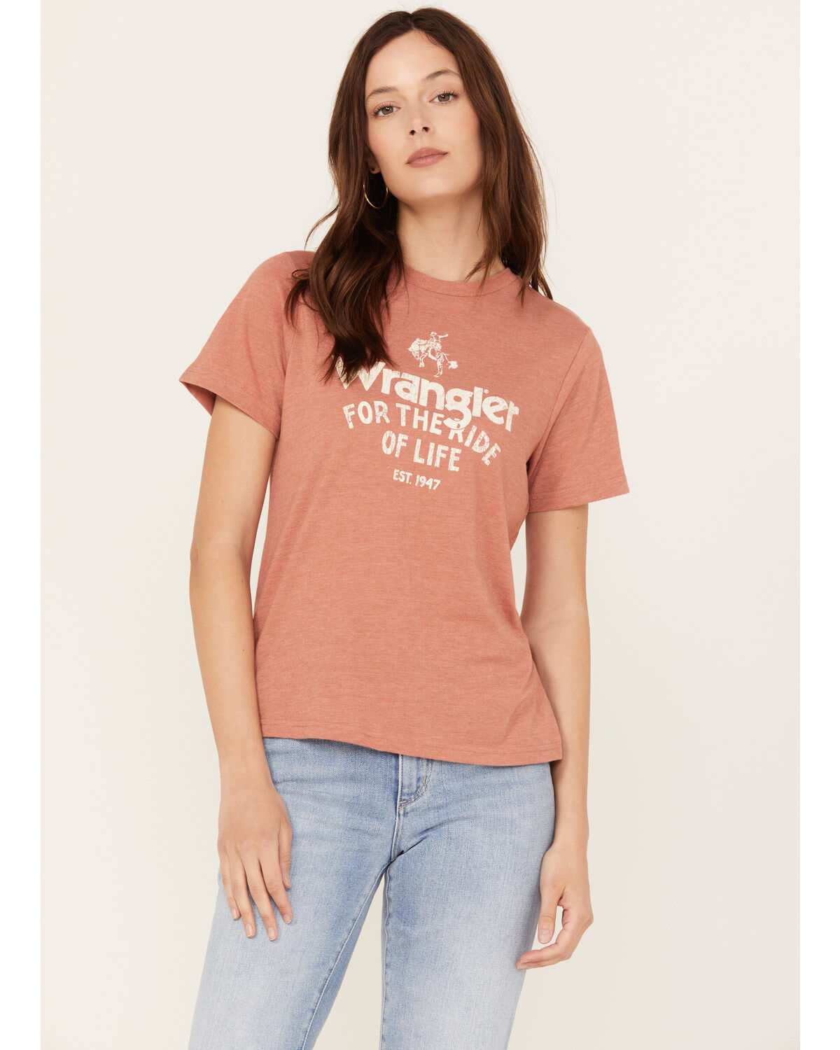 Wrangler Women's Boot Barn Exclusive For the Ride Short Sleeve Graphic Tee