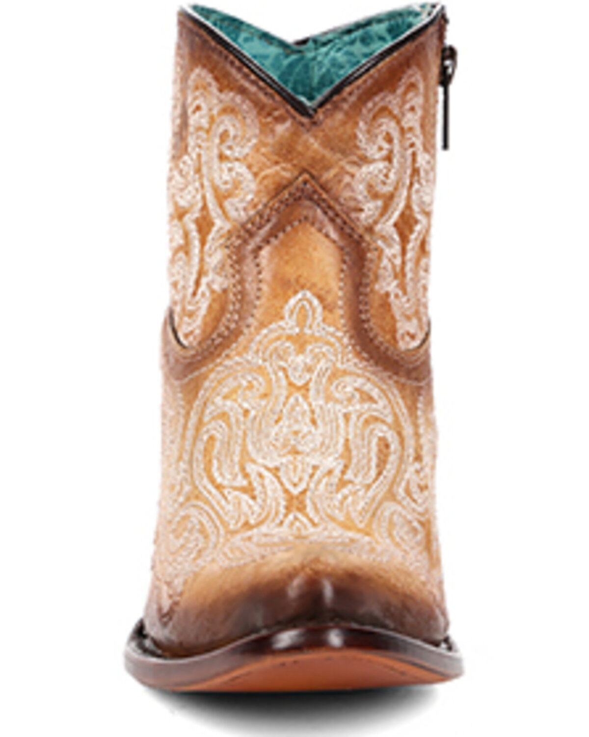 Corral Women's Glow in the Dark Embroidered Western Booties - Round Toe