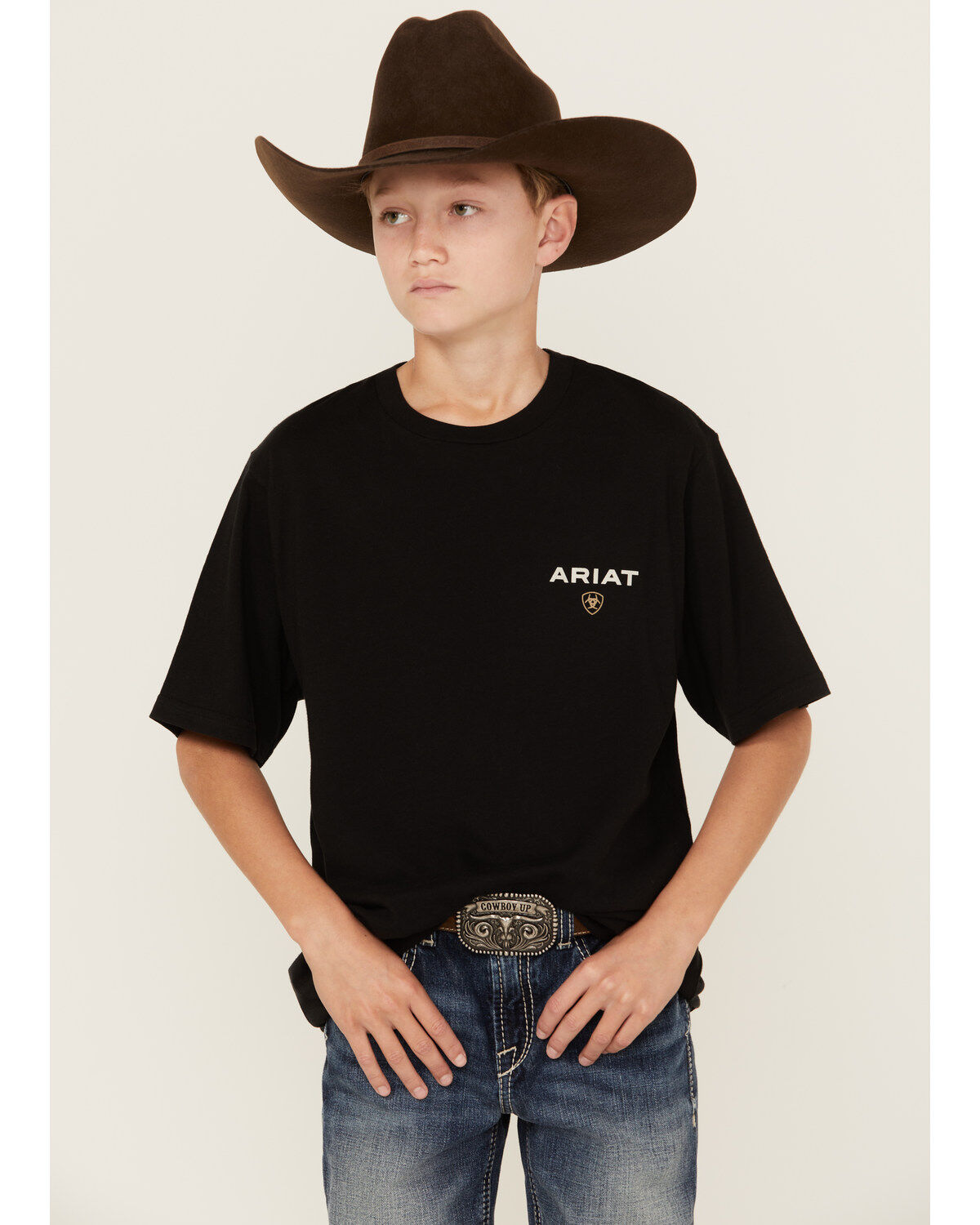 Ariat Boys' American Rancher Short Sleeve Graphic T-Shirt