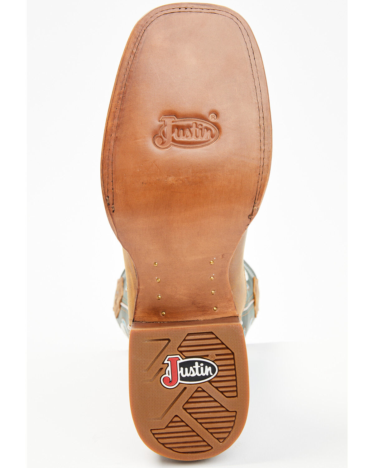 Justin Men's Frontier Western Boots - Broad Square Toe