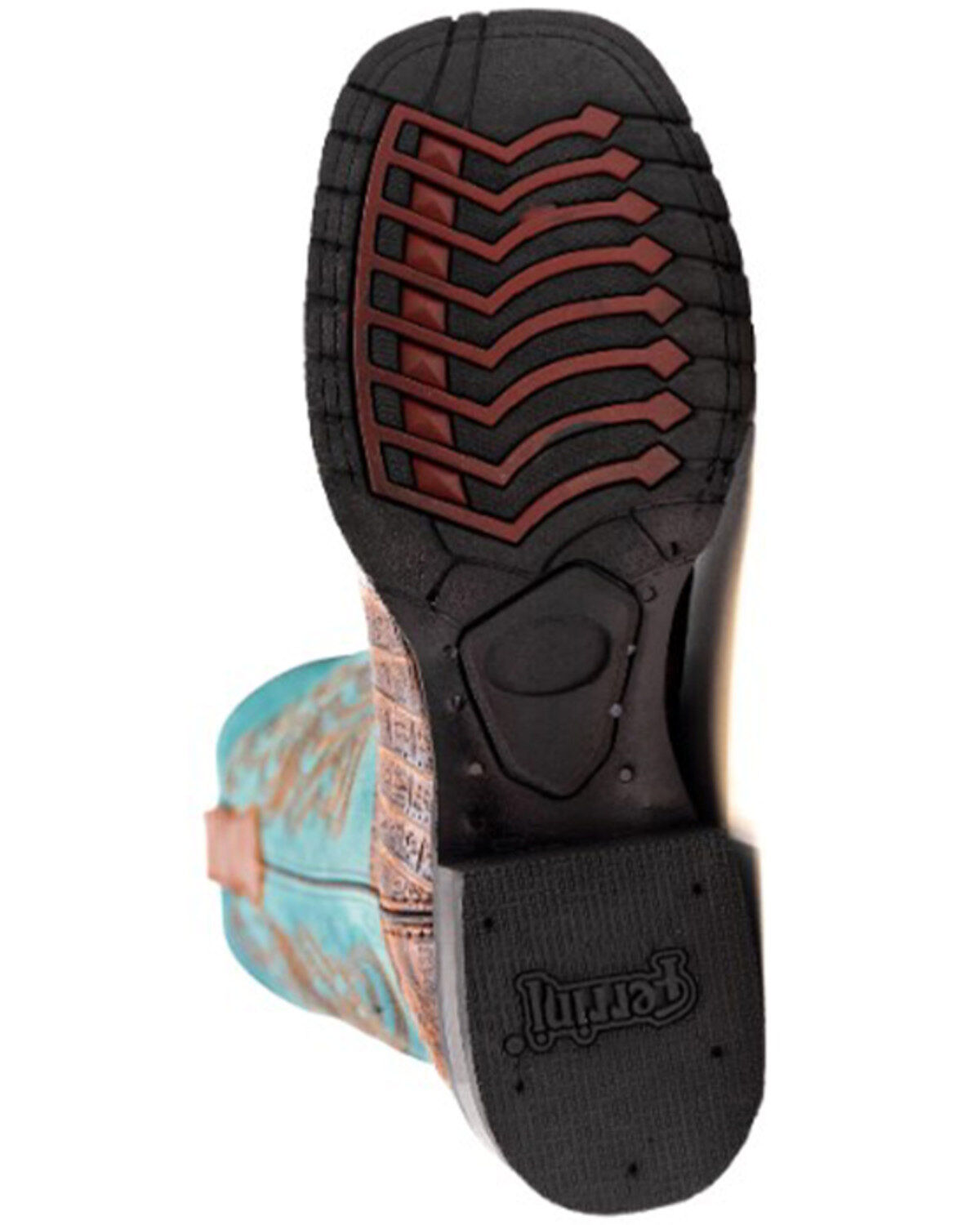 Ferrini Men's Caiman Print Performance Western Boots - Broad Square Toe