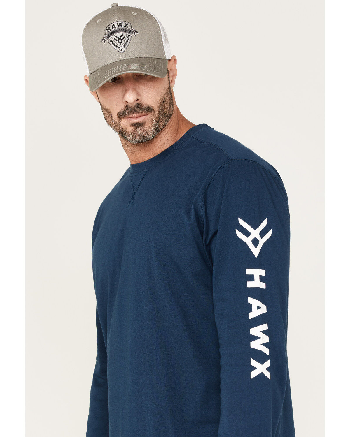 Hawx Men's Logo Graphic Work T-Shirt