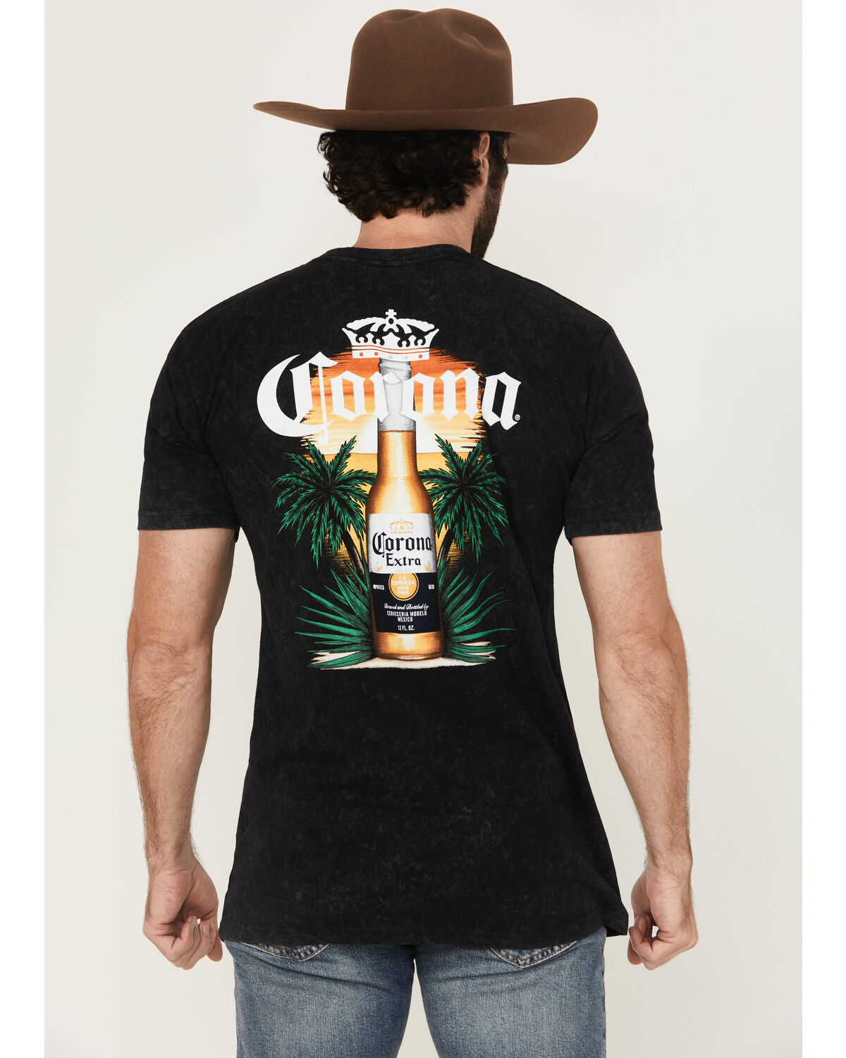 Changes Men's Corona Sunset Palms Short Sleeve Graphic T-Shirt