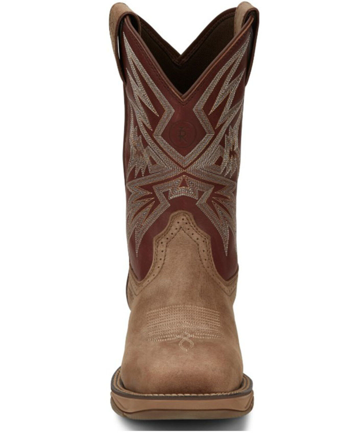 Tony Lama Men's Bartlett Light Tan Western Boots - Broad Square Toe