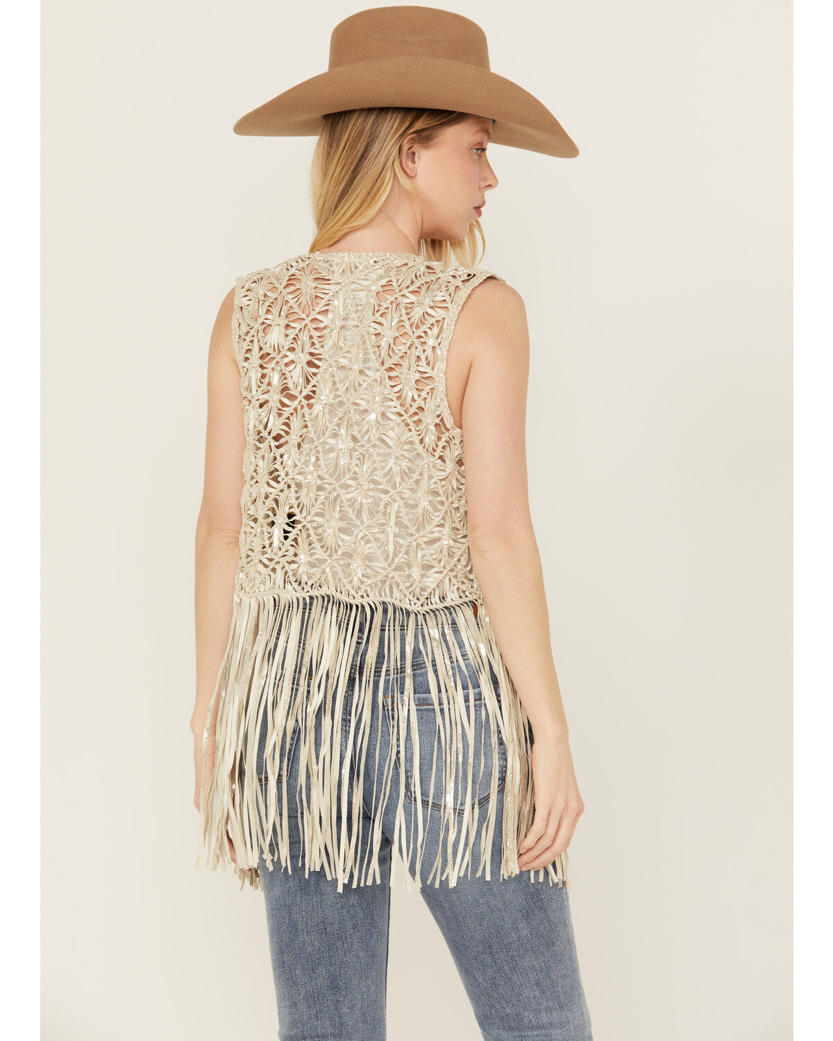 Wonderwest Women's Foiled Suede Vest