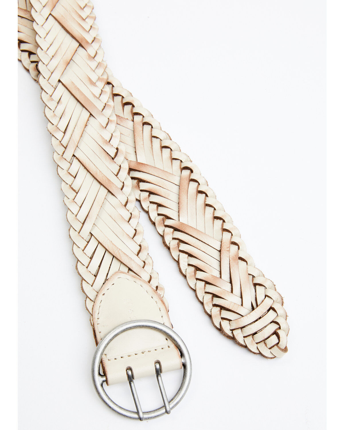 Cleo + Wolf Women's Double Prong Braided Leather Belt
