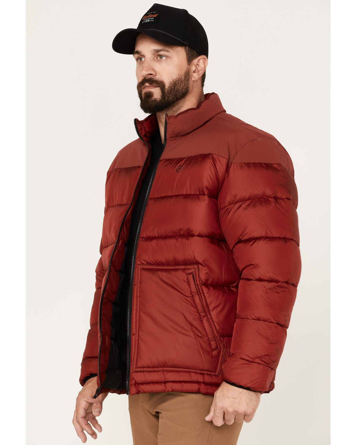 Wrangler ATS Men's All-Terrain Classic Zip-Front Puffer Jacket