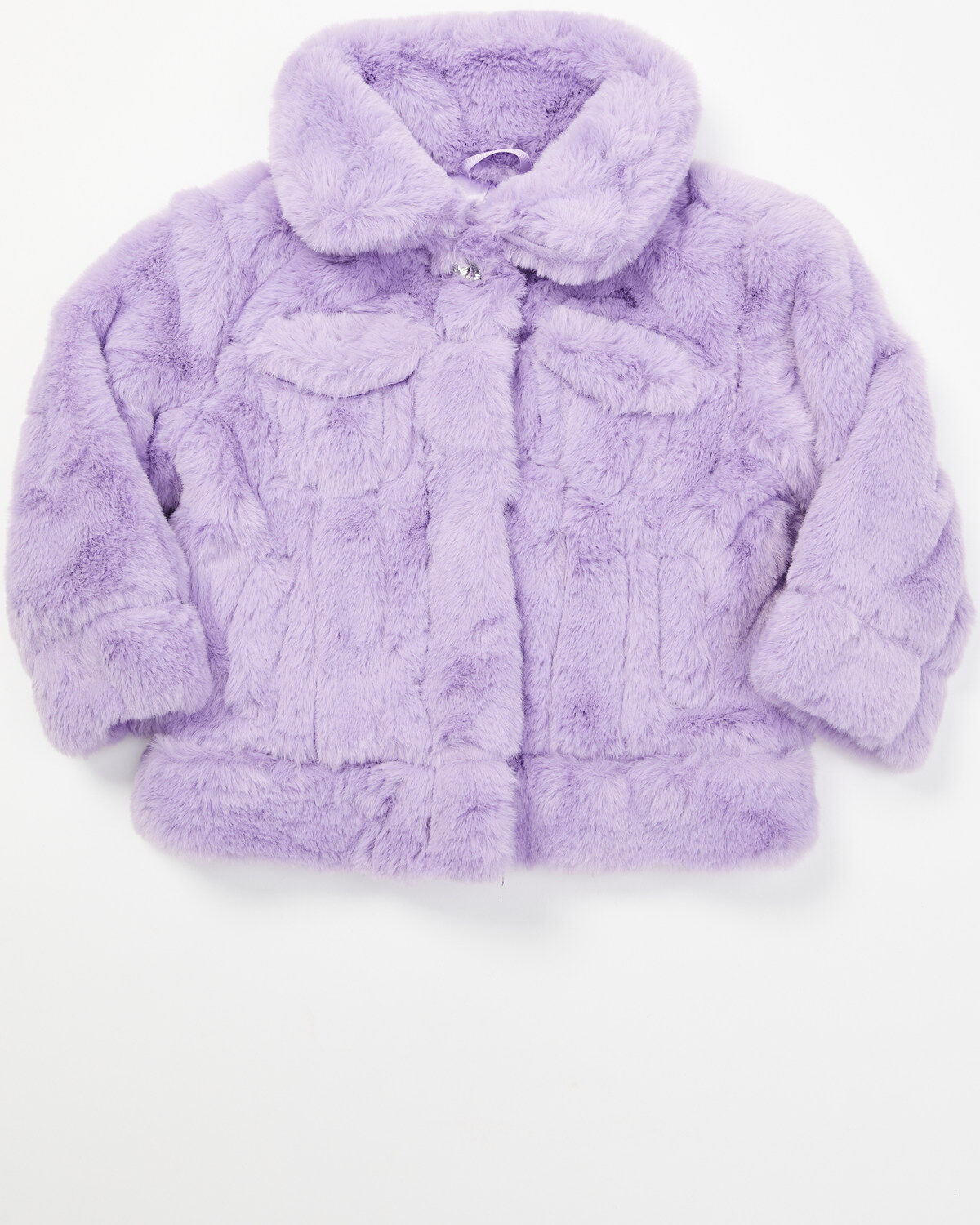 Urban Republic Infant Girls' Faux Fur Snap Jacket