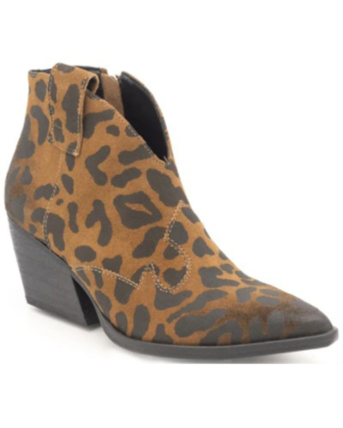 Golo Shoes Women's Rodeo Leopard Fashion Booties - Round Toe