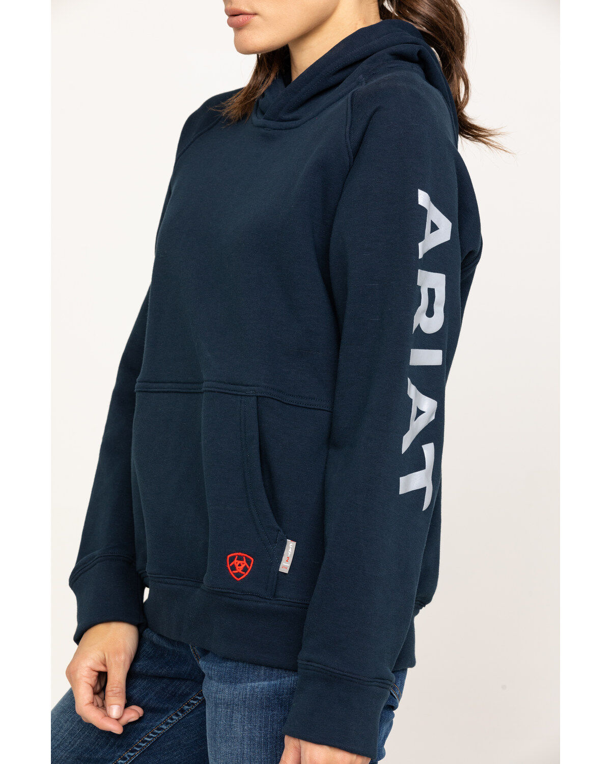 Ariat Women's FR Primo Fleece Logo Hooded Sweatshirt