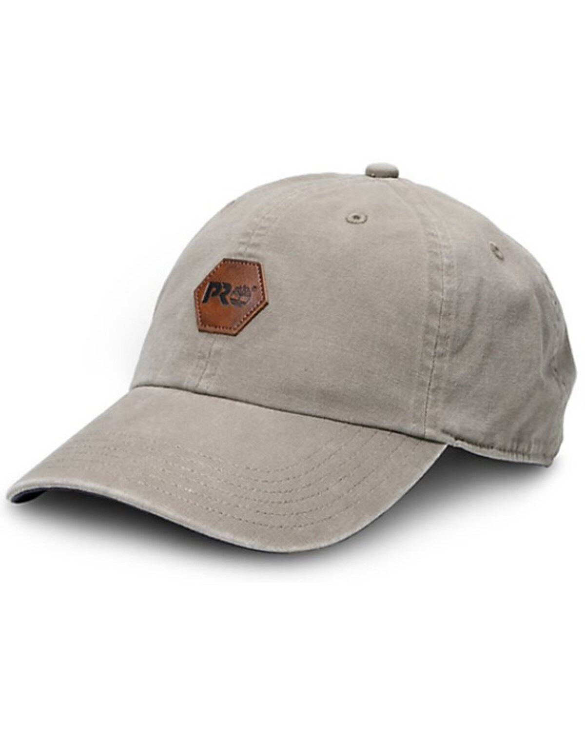 Timberland PRO Men's Faux Leather Logo Patch Ball Cap