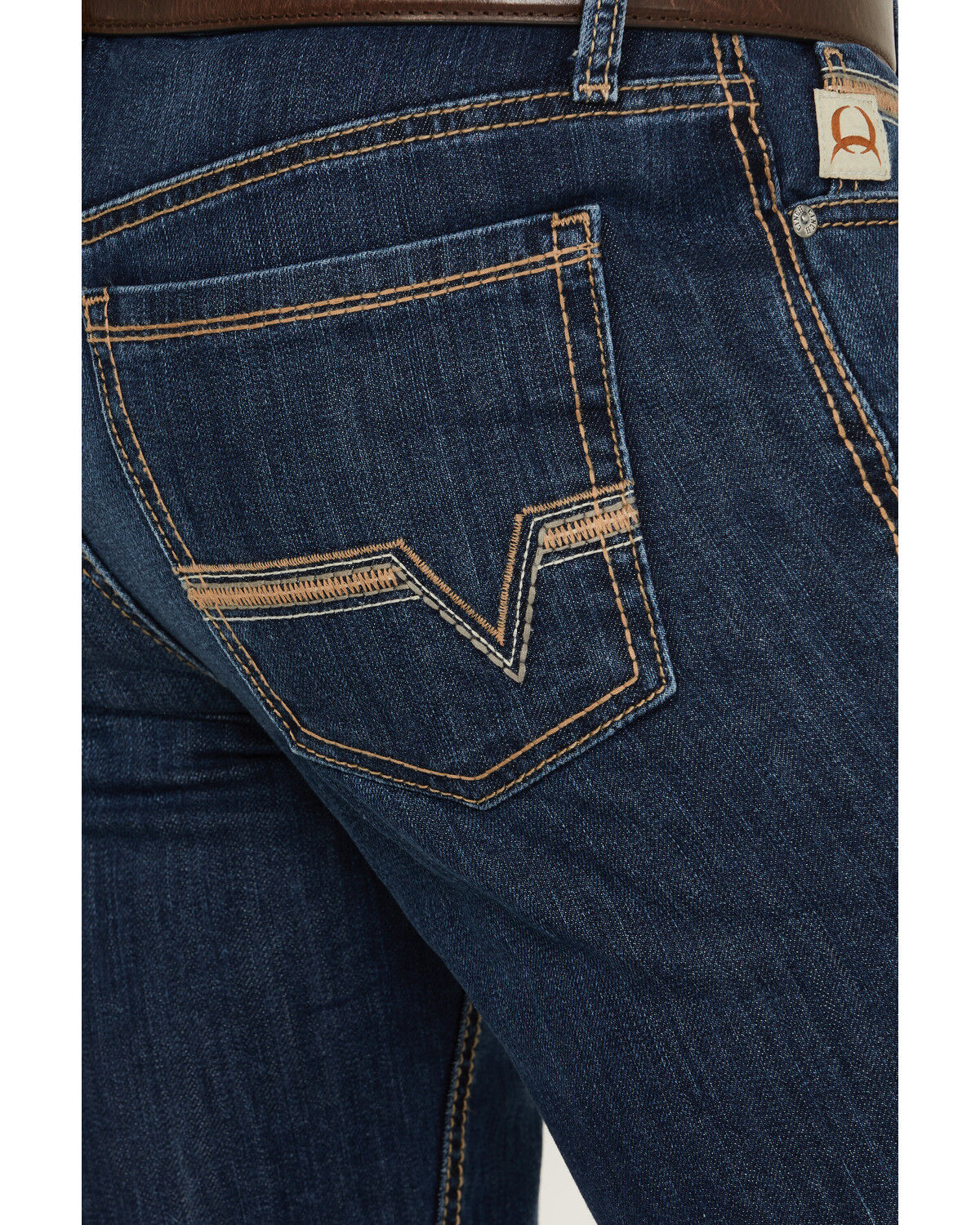 Cinch Men's Ian Dark Wash Slim Bootcut Performance Stretch Denim Jeans