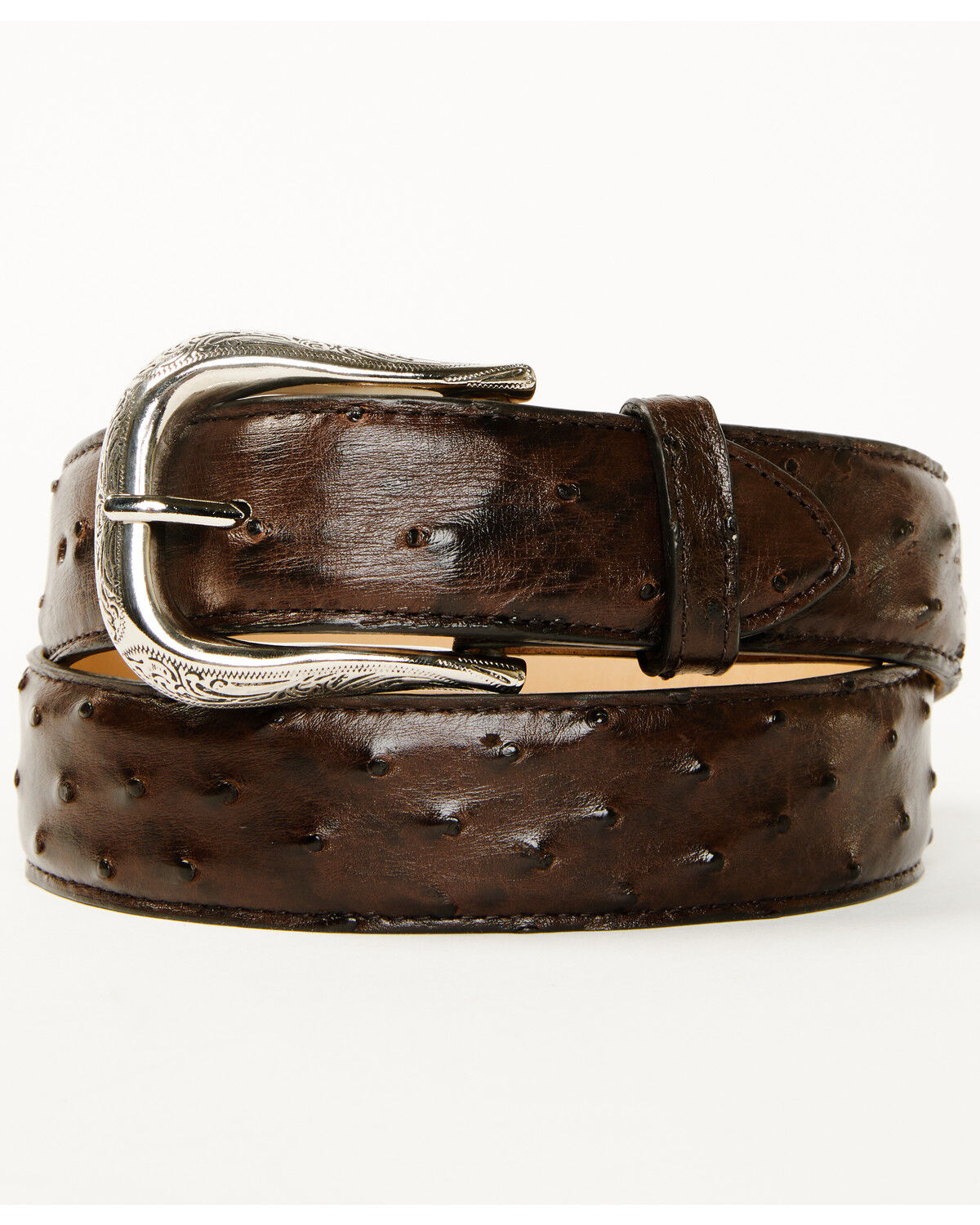 Cody James Black 1978® Men's Exotic Full-Quill Ostrich Belt