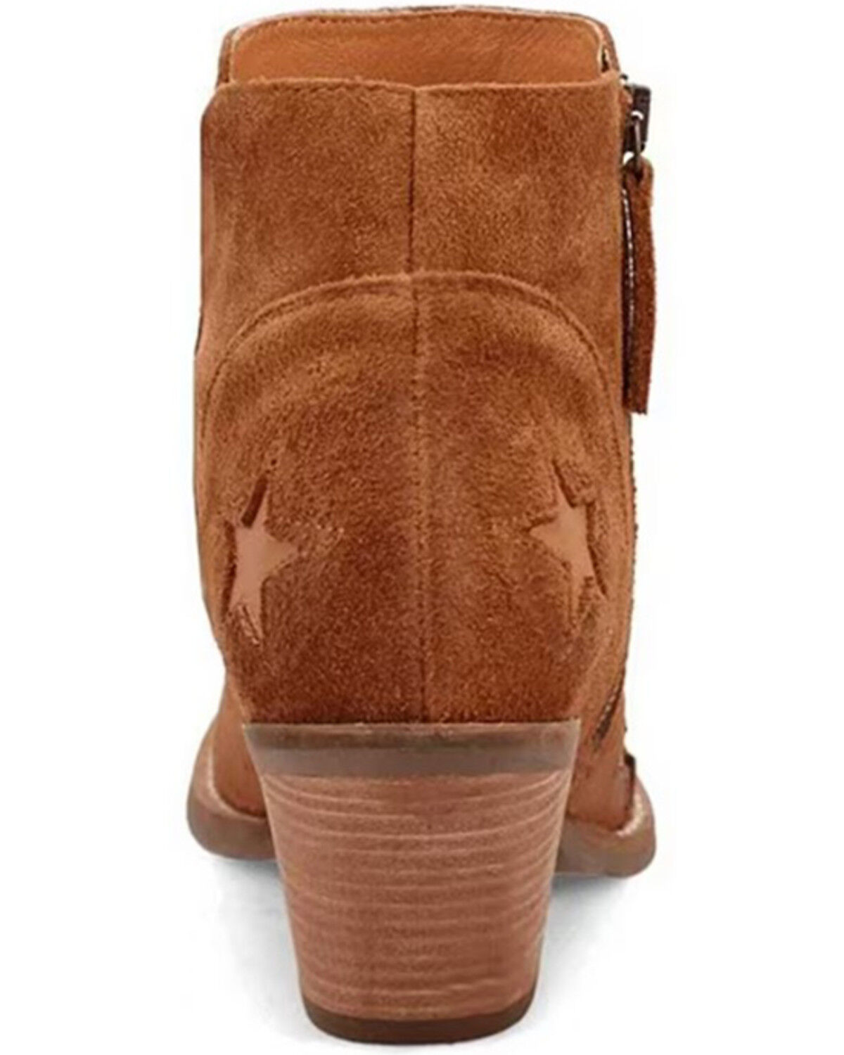 Dingo Women's Little Star Suede Western Booties - Snip Toe