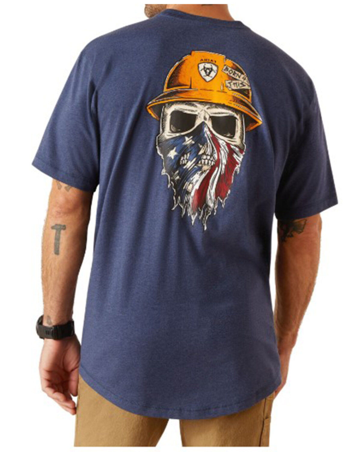 Ariat Men's Rebar Workman Born For This Short Sleeve T-Shirt