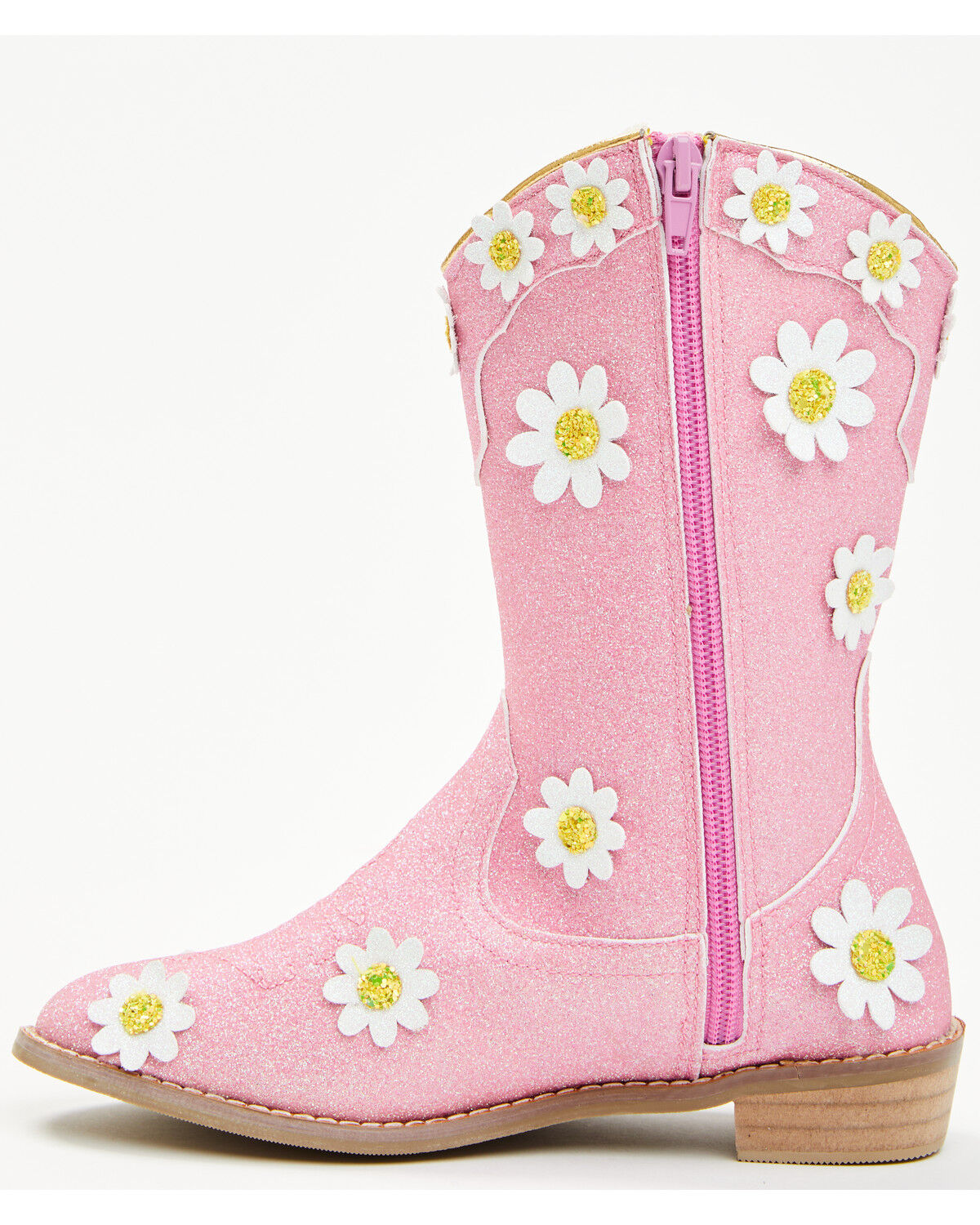 Wild + Rae Toddler Girls' Oopsie Daisies Western Boots - Round Toe