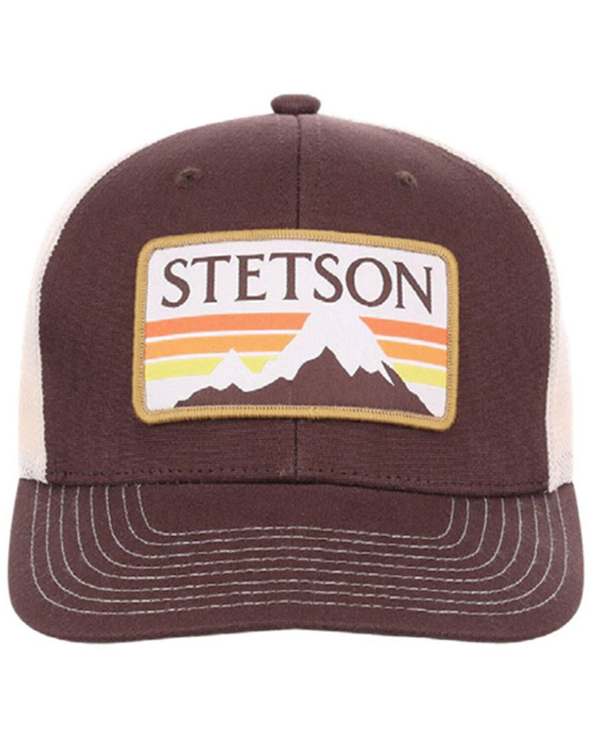 Stetson Men's Mountain Label Patch Trucker Cap