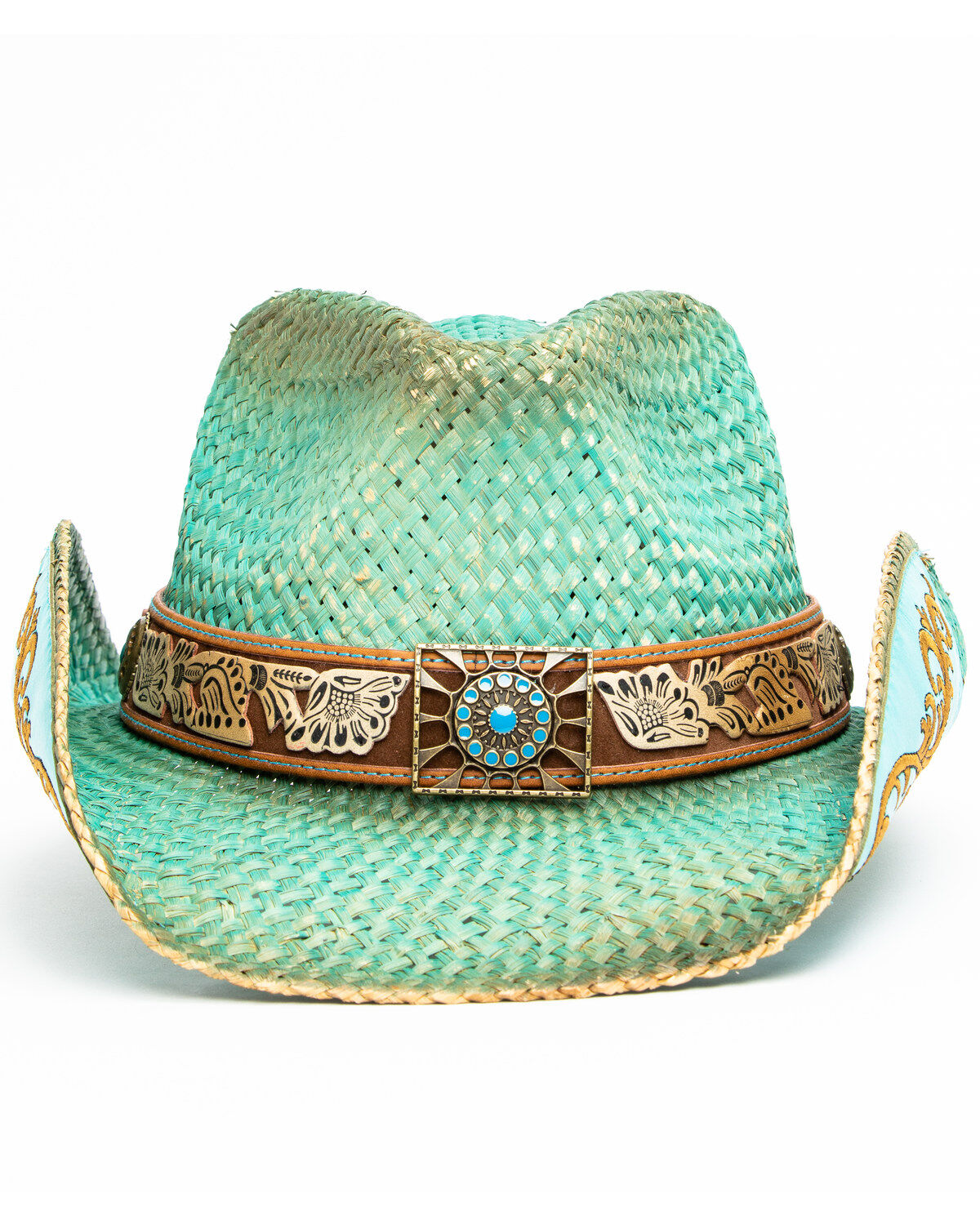 Shyanne Women's Cactus Flower Straw Cowboy Hat
