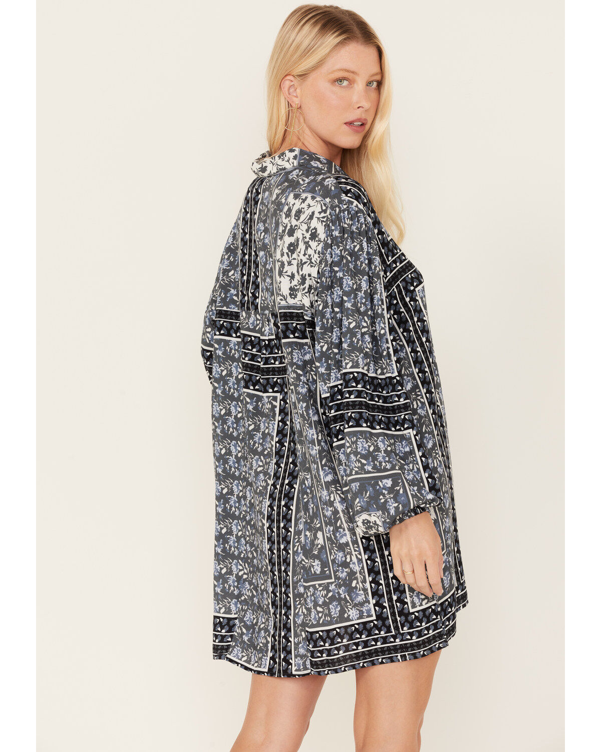 Jen's Pirate Booty Women's Roma Storm Lockhart Floral Print Ruffle Mini Dress