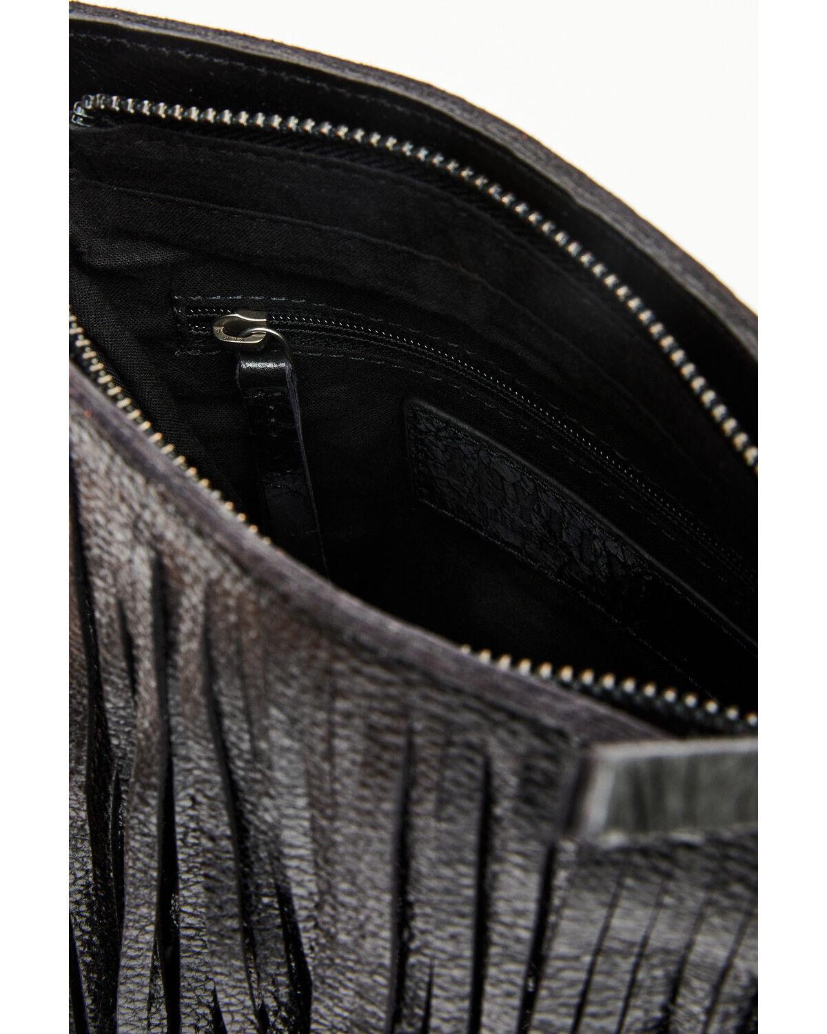 Idyllwind Women's Camarillo Metallic Fringe Suede Crossbody Bag