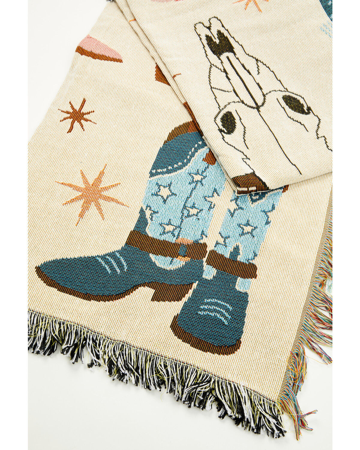 Boot Barn Summer Western Icons Throw Blanket