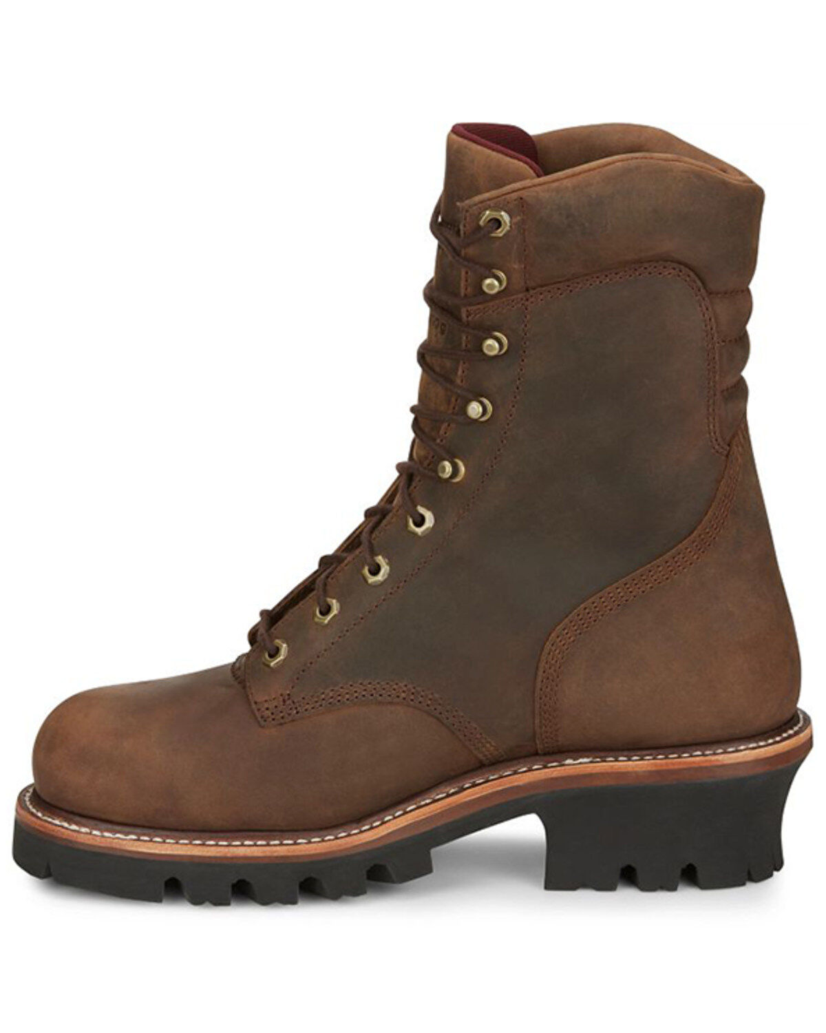 Chippewa Men's Tan Waterproof Logger Work Boots - Steel Toe