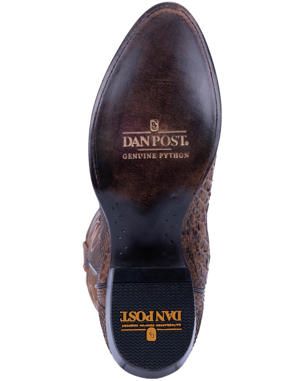 Dan Post Men's Manning Exotic Python Western Boots - Round Toe