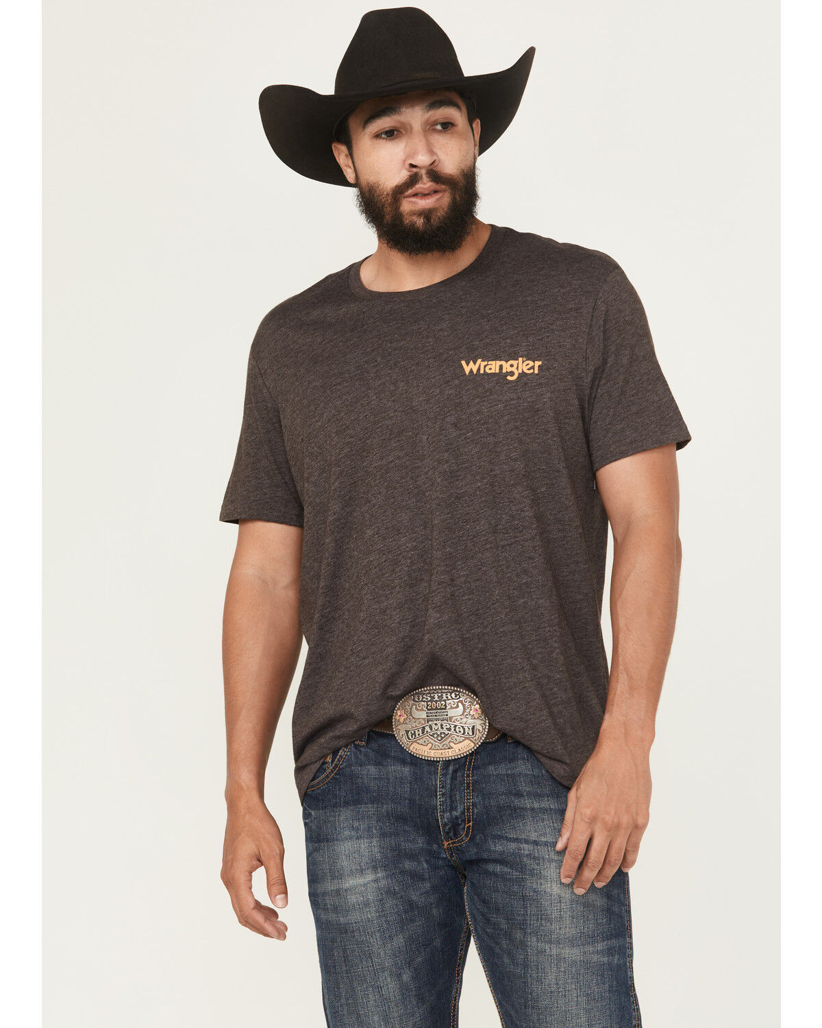 Wrangler Men's Cowboy Logo Short Sleeve Graphic T-Shirt