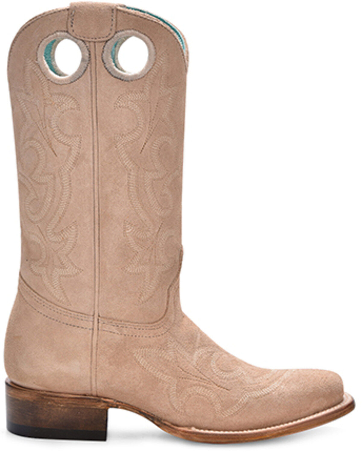 Corral Girls' Suede Western Boots - Square Toe